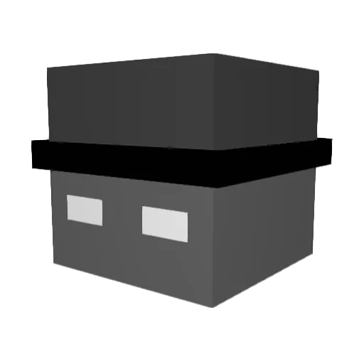 Jamal__ Minecraft avatar head, 3D render