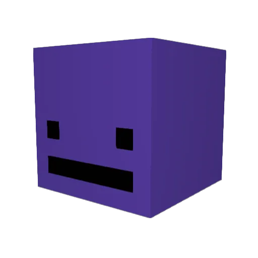 Jamalium Minecraft avatar head, 3D render