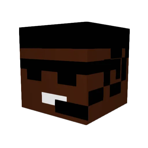 Jamaroplayzzz Minecraft avatar head, 3D render