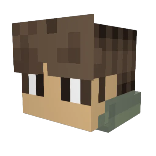 Jamarquevius Minecraft avatar head, 3D render
