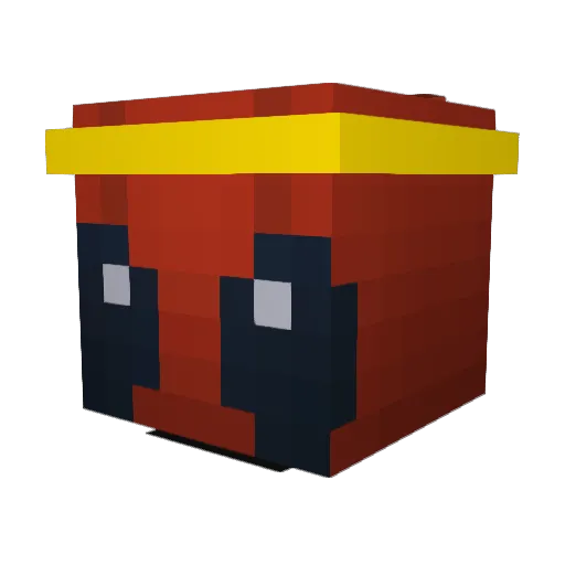 Jamas_Banana Minecraft avatar head, 3D render