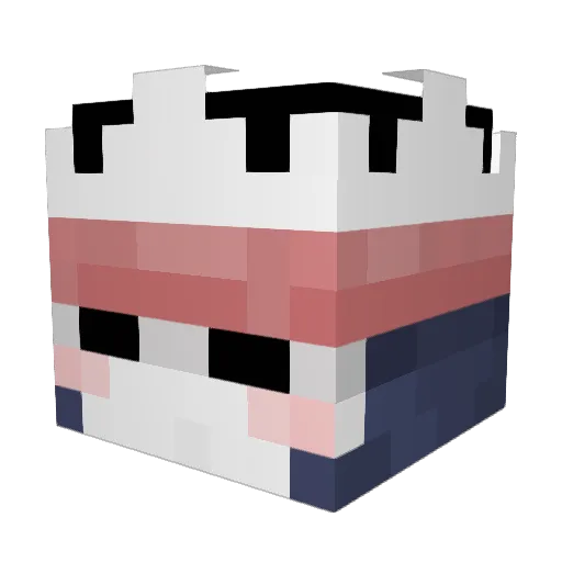JamatoYZ Minecraft avatar head, 3D render