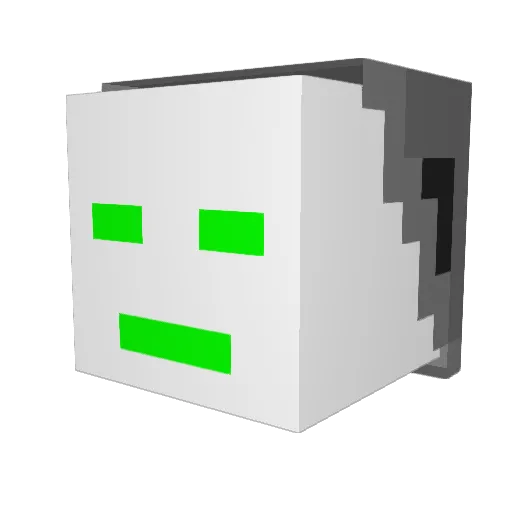 Jambalaya__ Minecraft avatar head, 3D render