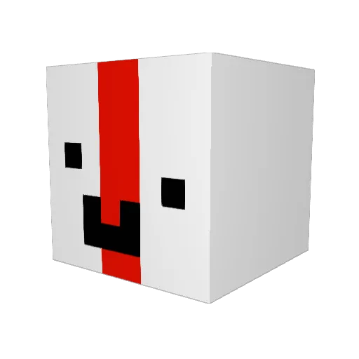 JamboKurni Minecraft avatar head, 3D render