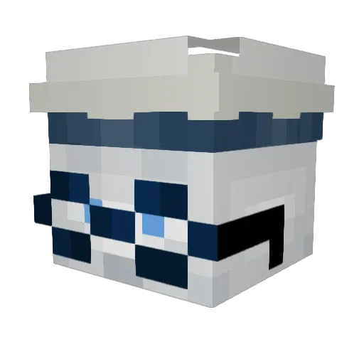 Jambolya Minecraft avatar head, 3D render