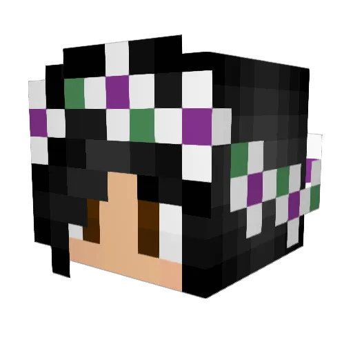 Jamers92 Minecraft avatar head, 3D render