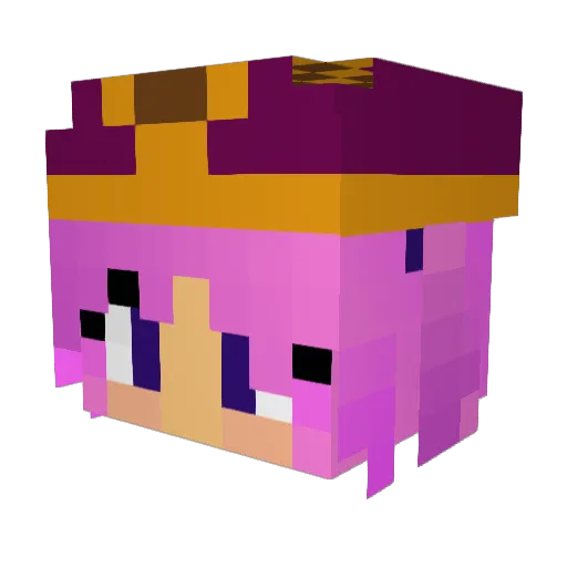 James121 Minecraft avatar head, 3D render
