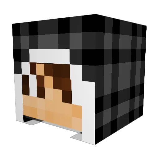 James1965 Minecraft avatar head, 3D render