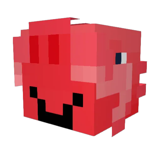 James1stplace Minecraft avatar head, 3D render