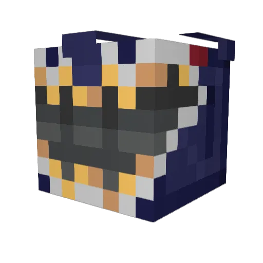 James2170 Minecraft avatar head, 3D render