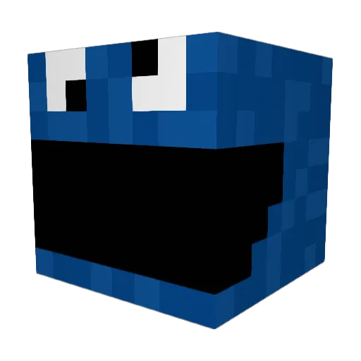 James248 Minecraft avatar head, 3D render
