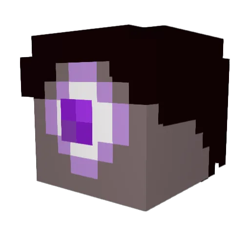 JamesBeatBoxes1 Minecraft avatar head, 3D render