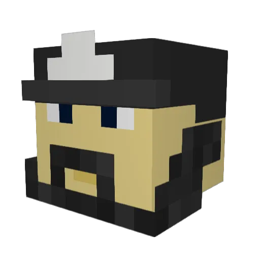 JamesCharlesDadd Minecraft avatar head, 3D render