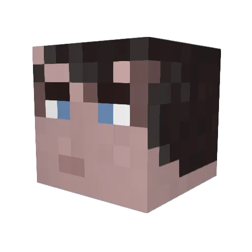 JamesCypher Minecraft avatar head, 3D render
