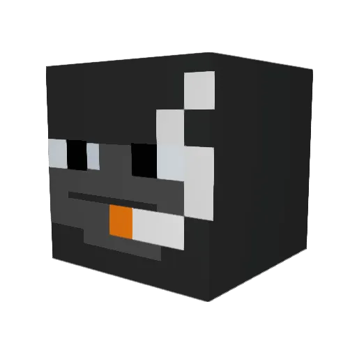 JamesDied1st Minecraft avatar head, 3D render