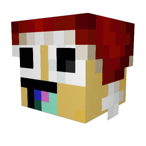 JamesGreene Minecraft avatar head, 3D render