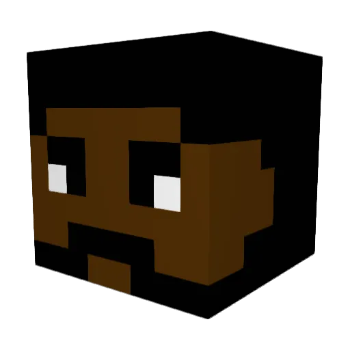 JamesHogan Minecraft avatar head, 3D render