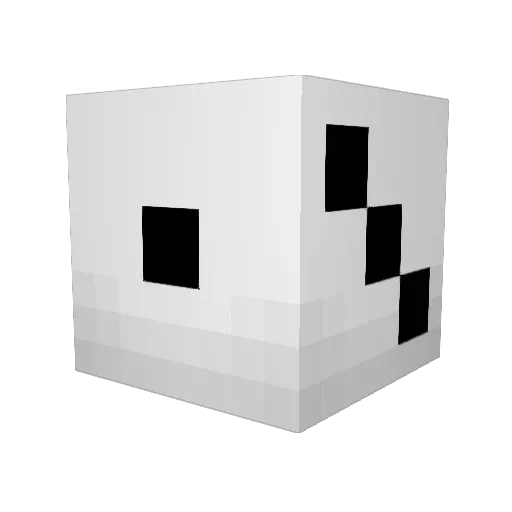 JamesHugo Minecraft avatar head, 3D render
