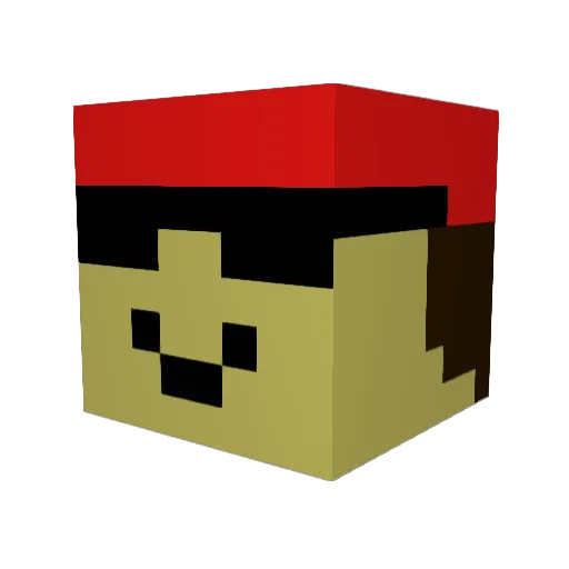 JamesIsCool577 Minecraft avatar head, 3D render