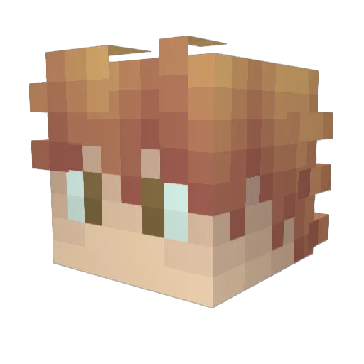 JamesKW1 Minecraft avatar head, 3D render