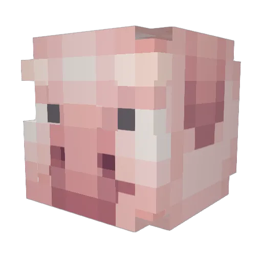 JamesMDA Minecraft avatar head, 3D render