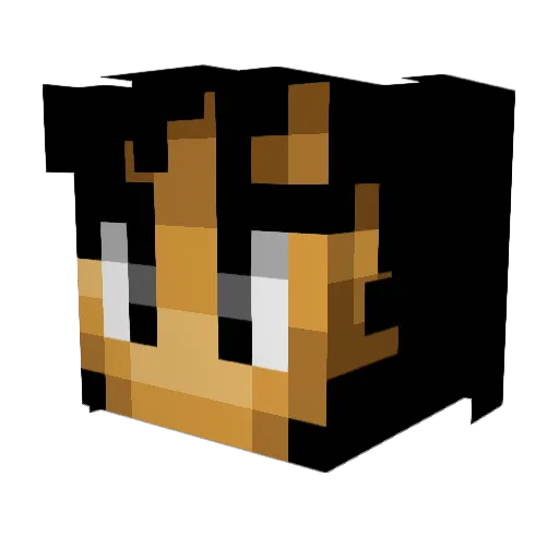 JamesMasuka Minecraft avatar head, 3D render