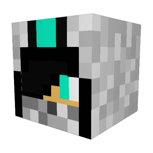 JamesMontano Minecraft avatar head, 3D render