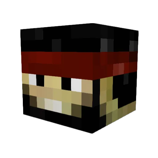 JamesMorri Minecraft avatar head, 3D render