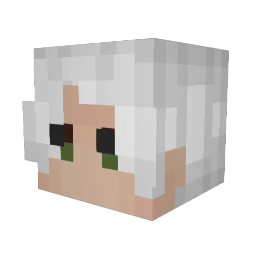 JamesPMx Minecraft avatar head, 3D render
