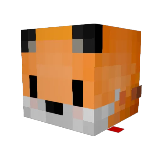 JamesSargeant Minecraft avatar head, 3D render