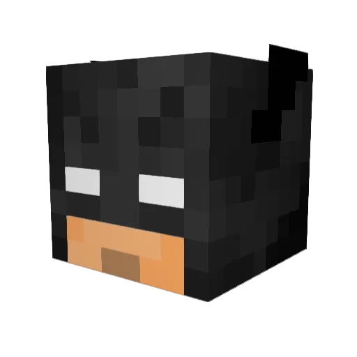 JamesSc1998 Minecraft avatar head, 3D render