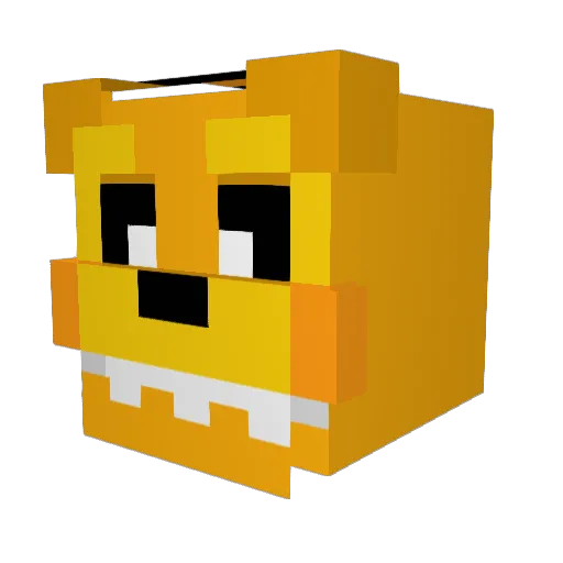 JamesShop Minecraft avatar head, 3D render