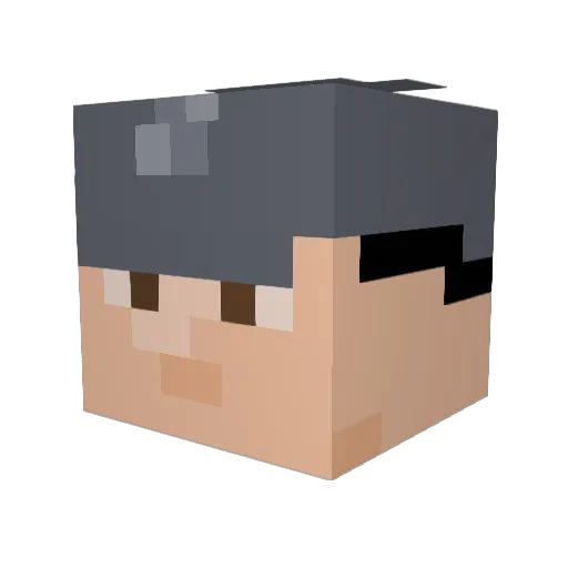 JamesSorrenor Minecraft avatar head, 3D render