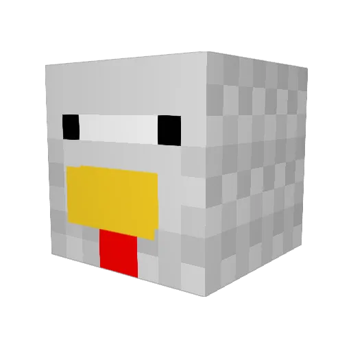 JamesTRush Minecraft avatar head, 3D render