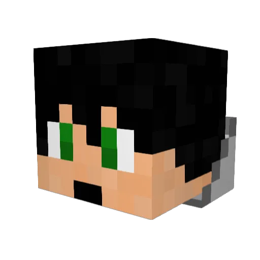 James_Seda Minecraft avatar head, 3D render