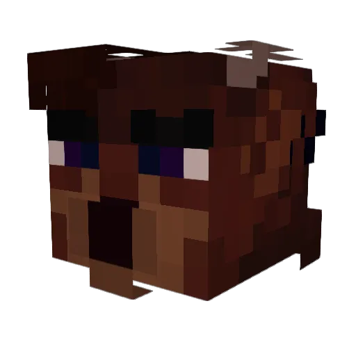 James_The_Duke Minecraft avatar head, 3D render