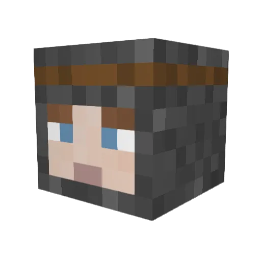 James_de_Creaton Minecraft avatar head, 3D render