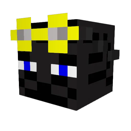 Jamesdc7569 Minecraft avatar head, 3D render