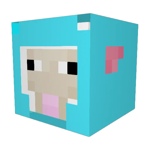 Jamesdm01 Minecraft avatar head, 3D render