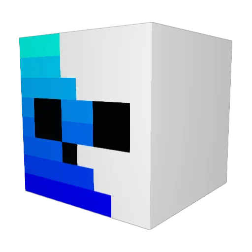 Jamesf762 Minecraft avatar head, 3D render