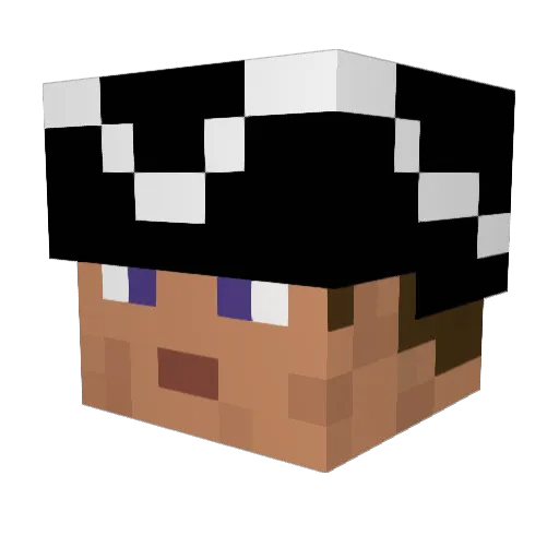 Jamesm2100 Minecraft avatar head, 3D render