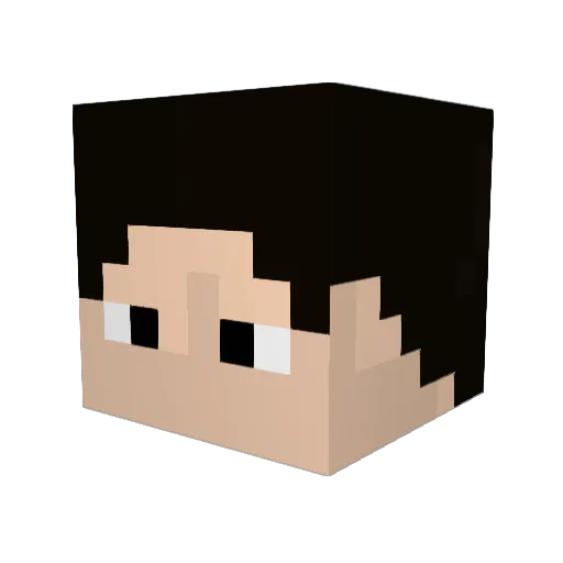 Jamesmyth Minecraft avatar head, 3D render