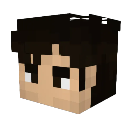 JamesonDiep Minecraft avatar head, 3D render