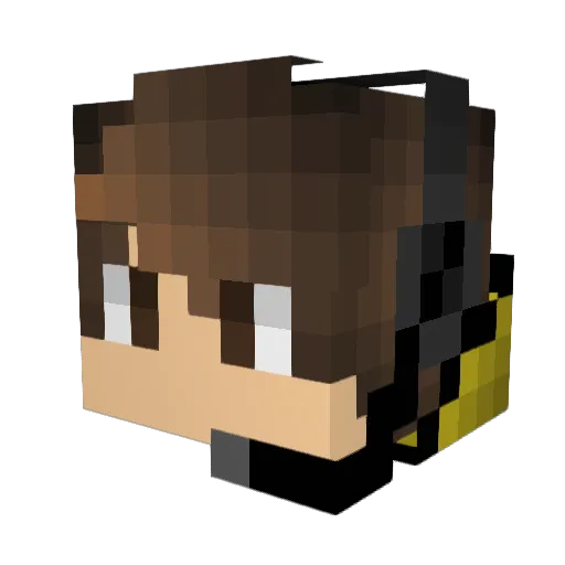 Jamestan27 Minecraft avatar head, 3D render