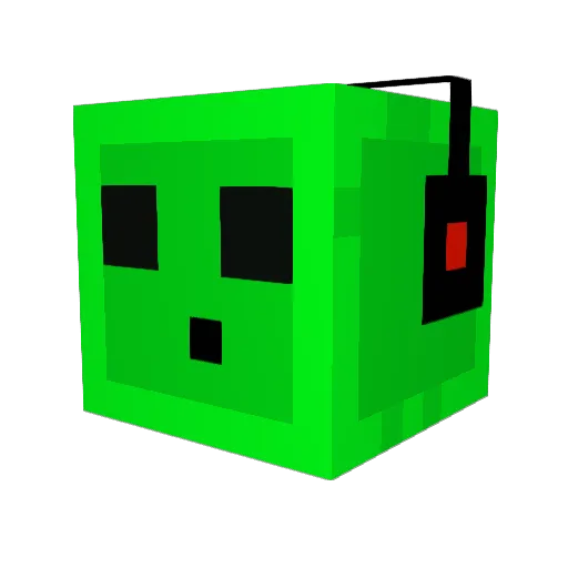 Jamezorz Minecraft avatar head, 3D render