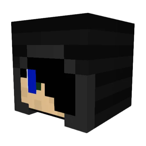 JamiEGamesHD Minecraft avatar head, 3D render
