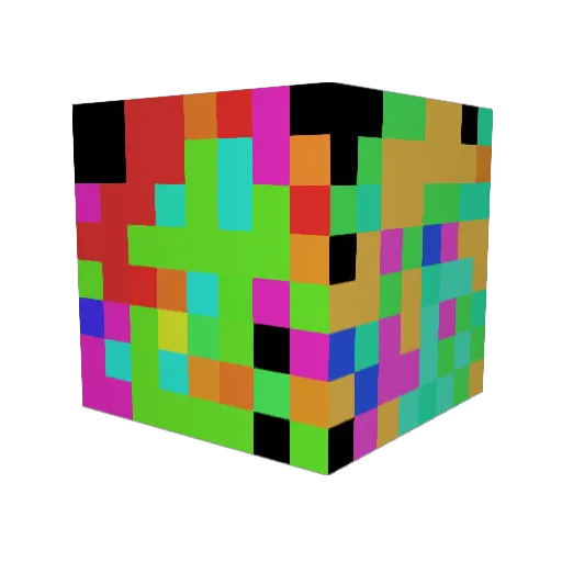 Jamie1221 Minecraft avatar head, 3D render