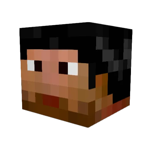 Jamie1448YT Minecraft avatar head, 3D render