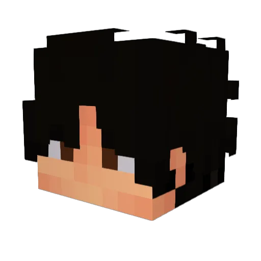 Jamie402 Minecraft avatar head, 3D render