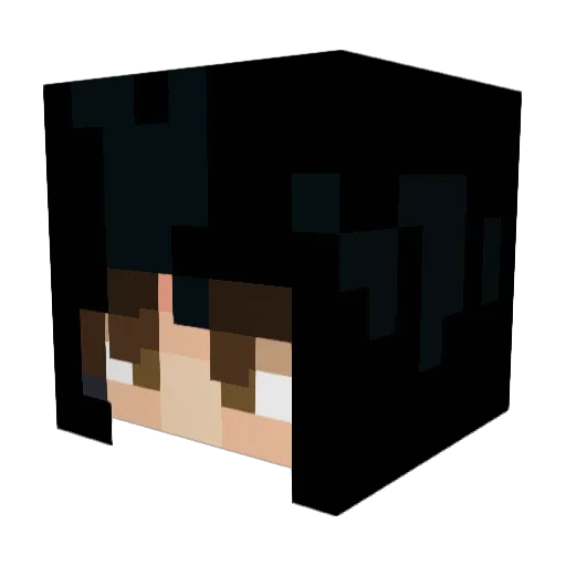 JamieIsWaifu Minecraft avatar head, 3D render